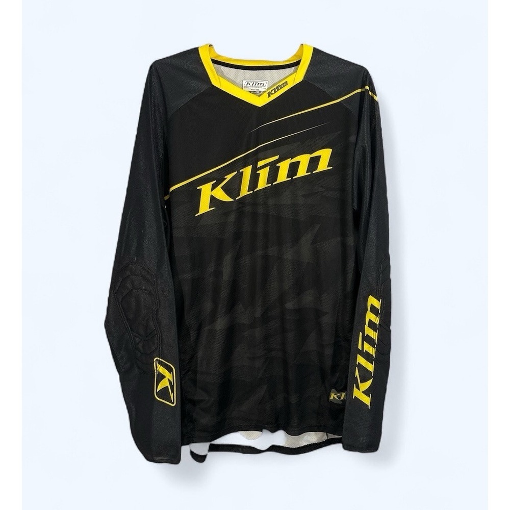 Klim Dakar Off-Road‎ Motorcycle Long Sleeve Jersey Sz 2X Bike Racing Padded